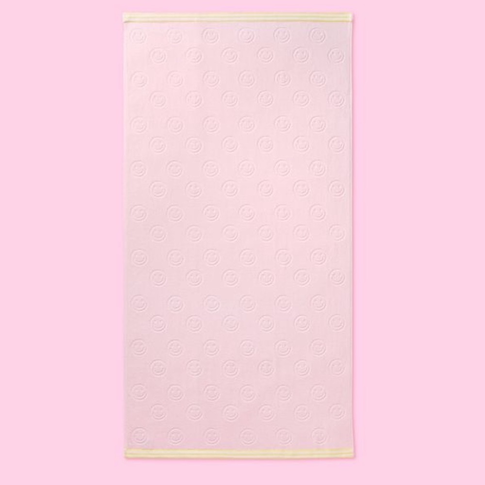 Stoney Clover Lane x Target Pink Smiley Towel